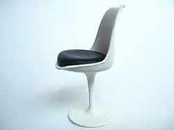 The Tulip chair, designed for Knoll by Eero Saarinen (1956)