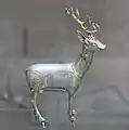 Silver Deer of Bilge Khan from the burial site at Khoshoo Tsaidam.