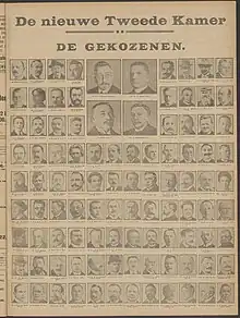 newspaper page with dozens of headshots