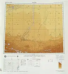 Map including the northern section of the White Jade River (labeled as Yü-lung-ha-shih Ho) and surrounding region (USATC, 1971)