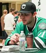 Dallas Stars player Tyler Seguin signing autographs at Galleria Dallas in 2014