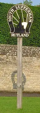 Village signpost