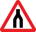 End of dual carriageway