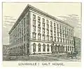 The second Galt House in 1891