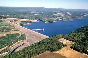 Beltzville Dam in Franklin Township in April 2007