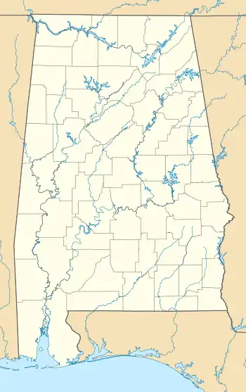 Auburn is located in Alabama