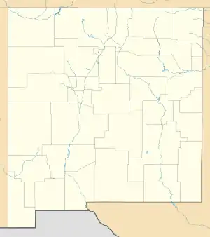 Trinity (nuclear test) is located in New Mexico