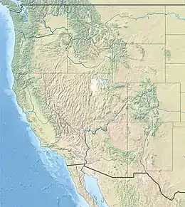 1980 Eureka earthquake is located in USA West