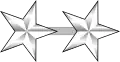 U.S. Navy, U.S. Coast Guard, USPHSCC, NOAACOC shoulder insignia of a rear admiral