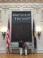 Dedication in Memorial Hall USNA