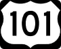 U.S. Highway 101 marker