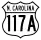 U.S. Highway 117A marker