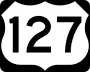 Business US Highway 127 marker