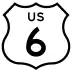 U.S. Highway 6 route marker