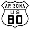 US 80 route marker