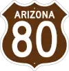 US 80 route marker