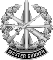 Master Gunner Identification Badge