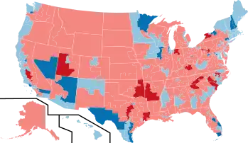 2012 House election results map