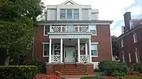 The Zeta Tau Alpha house at the University of Virginia.