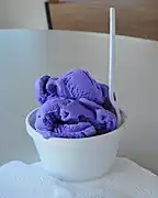 Ube macapuno ice cream in Hawaii