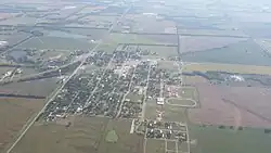 Aerial photograph of Udall in 2015