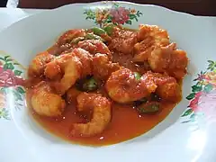 Udang (prawn) balado