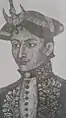 Portrait of Ujir Singh Thapa, Bhimsen's warrior nephew