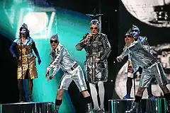 Verka Serduchka performing "Dancing Lasha Tumbai" in Helsinki (2007)