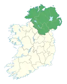 Location of Ulster