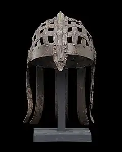 Colour photograph of the Ultuna helmet