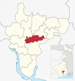 Location in West Bengal