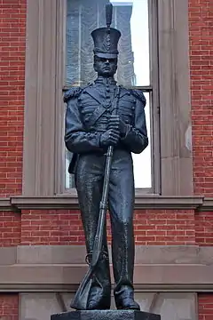 Washington Grays Monument by John A Wilson