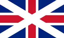 "Scots union flag as said to be used by the Scots."