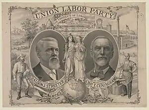 1888 Union Labor Poster