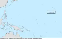 Map of the change to the United States in the Pacific Ocean on September 6, 1859