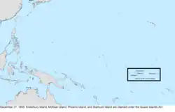 Map of the change to the United States in the Pacific Ocean on December 27, 1859