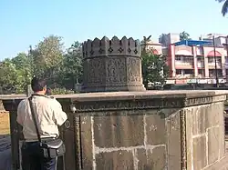 The samadhi (mausoleum) of Maratha Koli Admiral Kanhoji Angre at Alibag