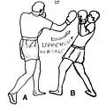 Right uppercut in long range