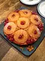 American pineapple upside-down cake