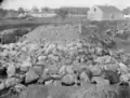 Burial mounds with stone constructions