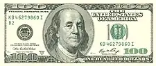 Obverse of a Series 2006A $100 note.