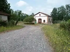 The hydroelectric power station, on the Salat river, in Cassagne