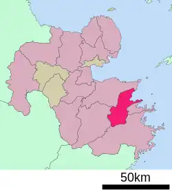 Location of Usuki