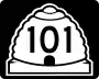 State Route 101 marker