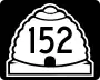 State Route 152 marker