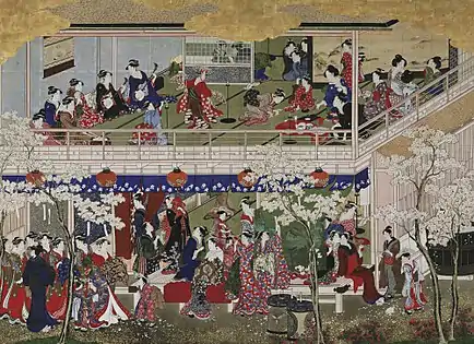 Yoshiwara no HanaUtamaro, c. 1788–91