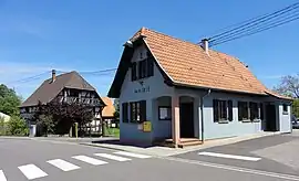 The town hall in Uttenhoffen