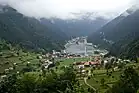 Uzungöl lake and town in Black Sea region