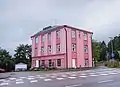 A pink building in Vääksy, Asikkala, Finland.