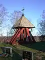 The Vättak Church belfry.